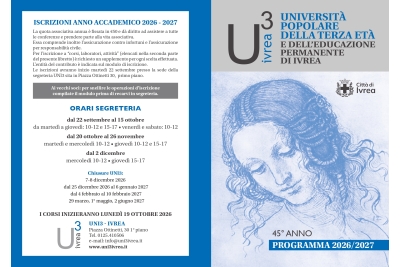 Il 45° Anno Accademico - 2026-27